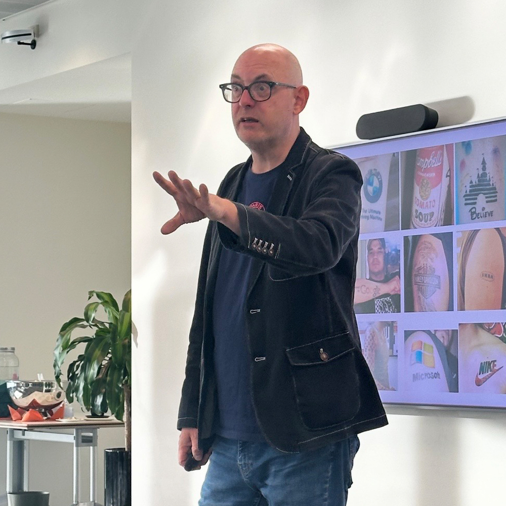 Kevin Chesters leading an interactive business workshop