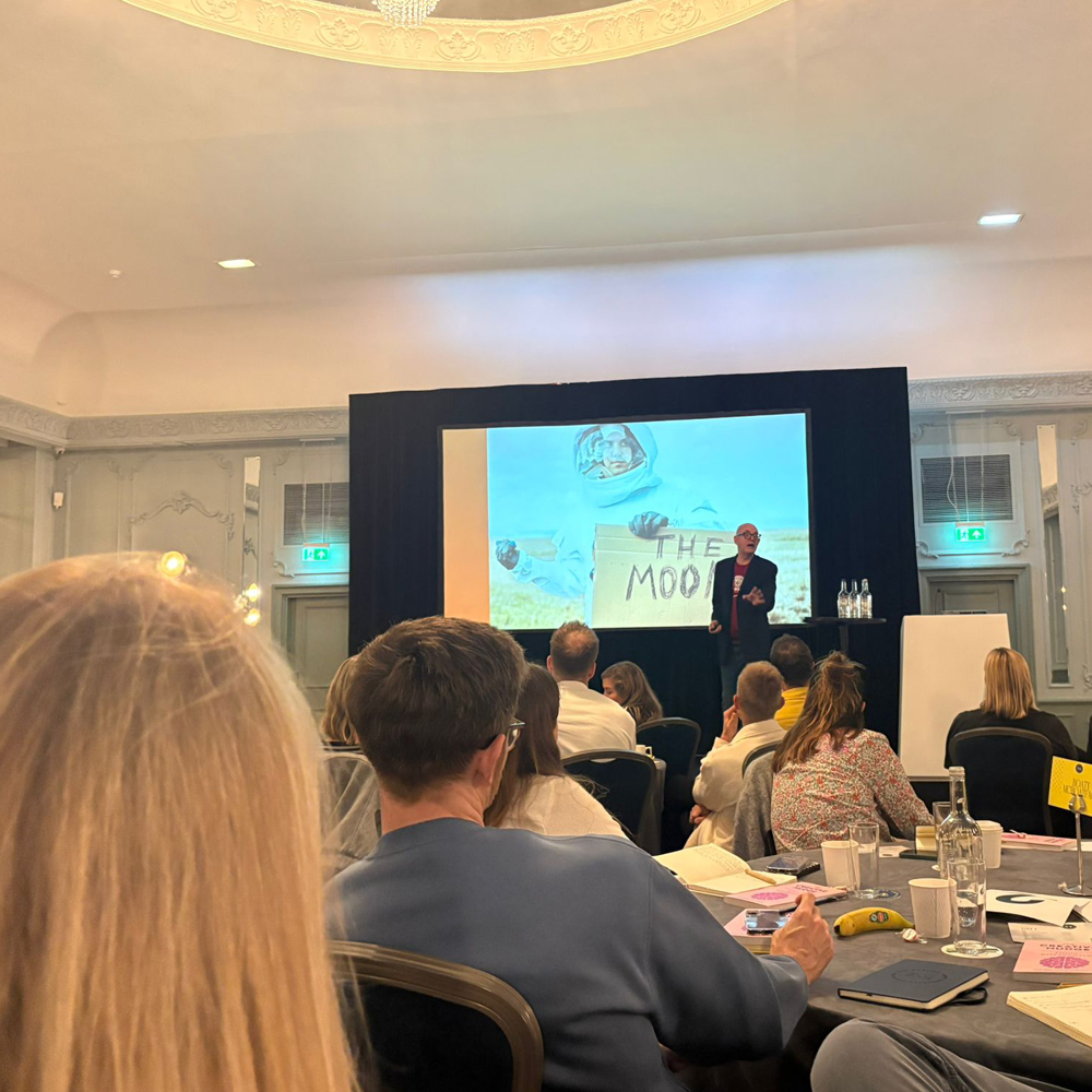 Kevin Chesters leading a learning and development workshop